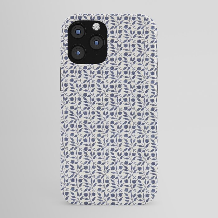 William Morris Vintage Rosehip Indigo Blue iPhone Case Gallery Image 43