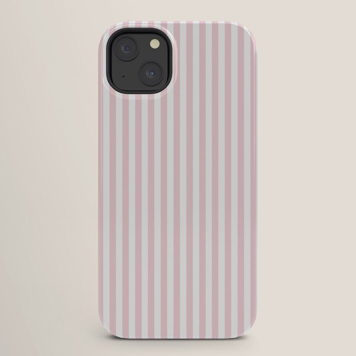 Pastel Pink & White Simple Stripe iPhone Case Gallery Image 26