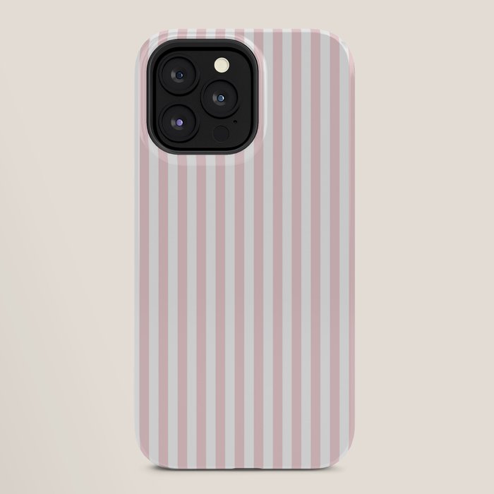 Pastel Pink & White Simple Stripe iPhone Case Gallery Image 28