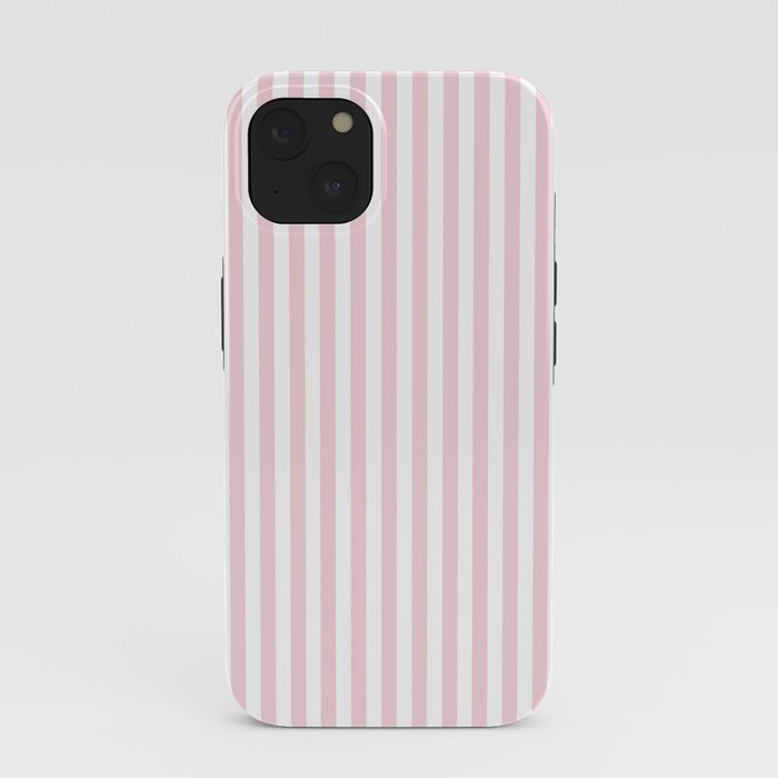 Pastel Pink & White Simple Stripe iPhone Case Gallery Image 37