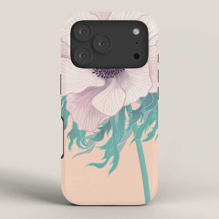 Anemone Flower iPhone Case Gallery Image 3