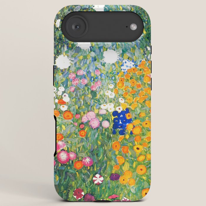 Gustav Klimt "Blumengarten (Flower Garden)" iPhone Case Gallery Image 6