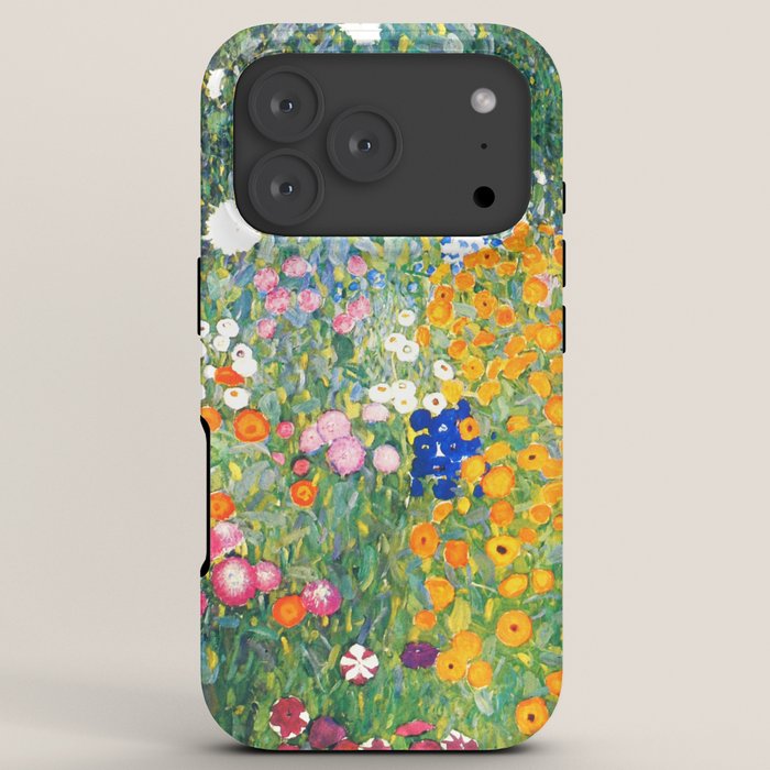 Gustav Klimt "Blumengarten (Flower Garden)" iPhone Case Gallery Image 7