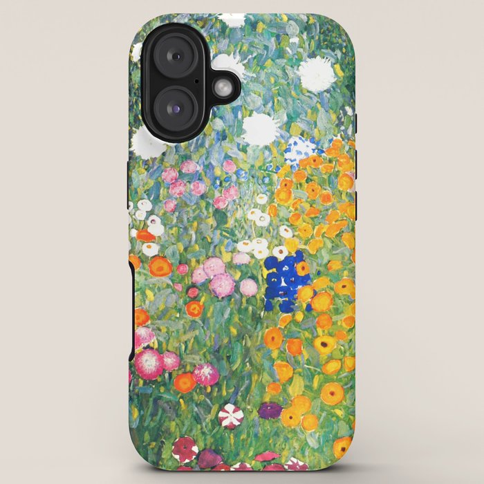 Gustav Klimt "Blumengarten (Flower Garden)" iPhone Case Gallery Image 5