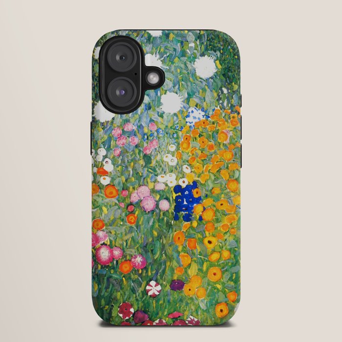 Gustav Klimt "Blumengarten (Flower Garden)" iPhone Case Gallery Image 9