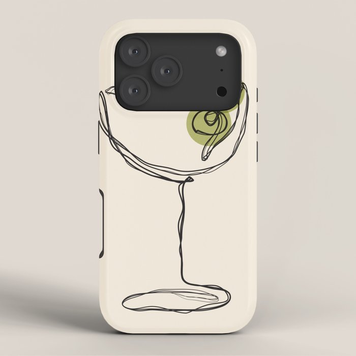 Dirty Martini Cocktail Drink iPhone Case Gallery Image 3