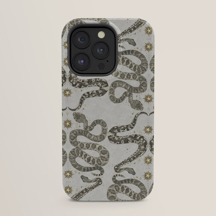 celestial snakes silver iPhone Case Gallery Image 31