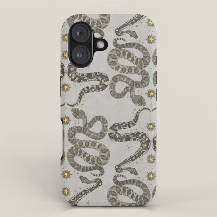 celestial snakes silver iPhone Case Gallery Image 1
