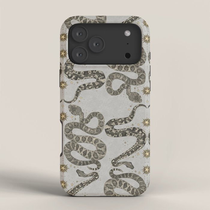celestial snakes silver iPhone Case Gallery Image 4