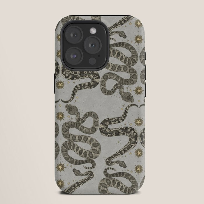 celestial snakes silver iPhone Case Gallery Image 11