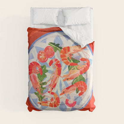 Seafood plate Comforter Gallery Image 3