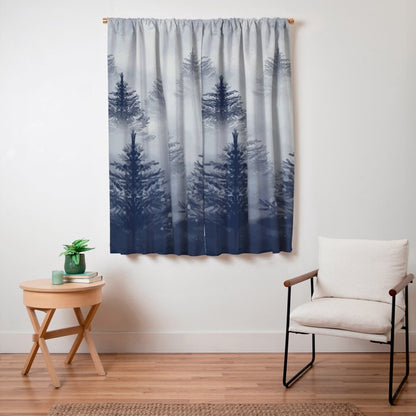 Foggy Forest 2 Window Curtain Gallery Image 7