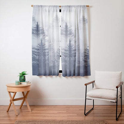 Foggy Forest 2 Window Curtain Gallery Image 11