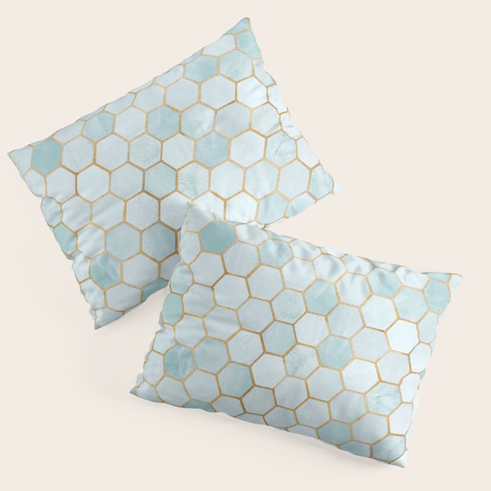 Mermaid Stone with Metallic Accent Pillow Sham Gallery Image 3