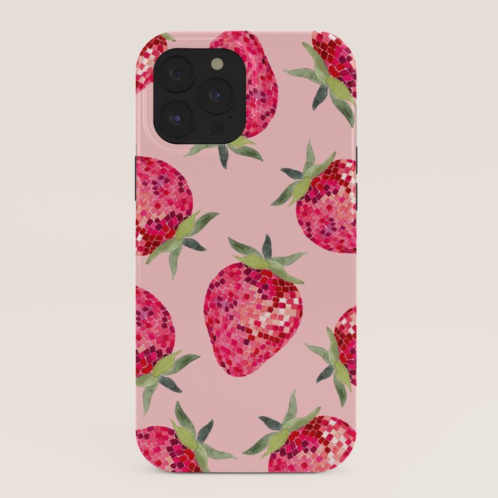 Disco Ball Strawberry iPhone Case Gallery Image 40