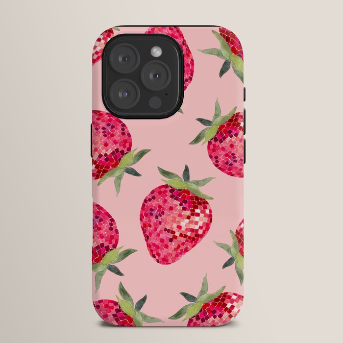 Disco Ball Strawberry iPhone Case Gallery Image 15
