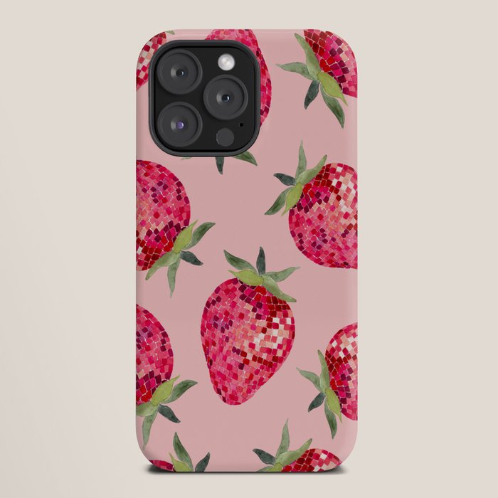 Disco Ball Strawberry iPhone Case Gallery Image 20