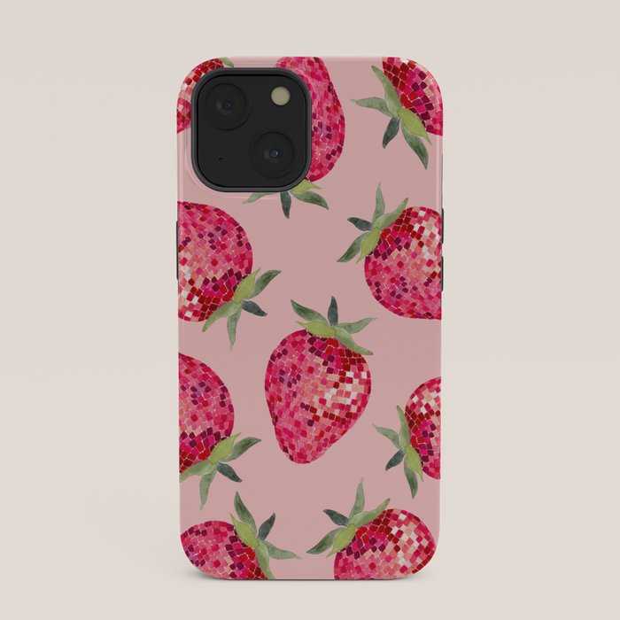 Disco Ball Strawberry iPhone Case Gallery Image 33