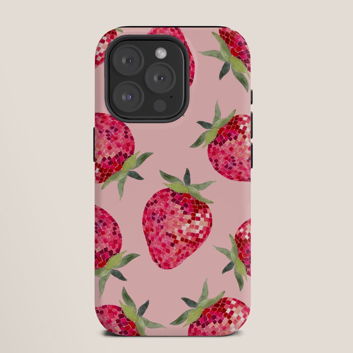 Disco Ball Strawberry iPhone Case Gallery Image 11