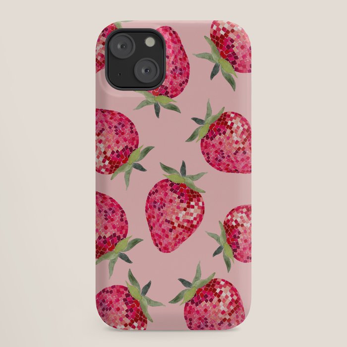 Disco Ball Strawberry iPhone Case Gallery Image 18