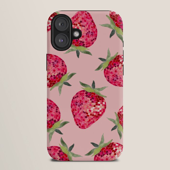 Disco Ball Strawberry iPhone Case Gallery Image 10