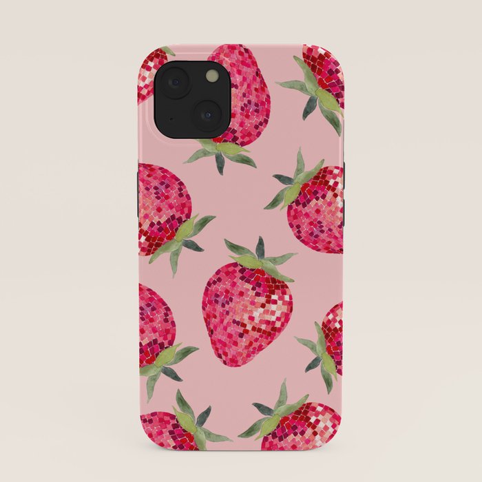 Disco Ball Strawberry iPhone Case Gallery Image 37