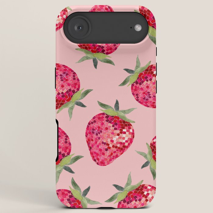 Disco Ball Strawberry iPhone Case Gallery Image 6