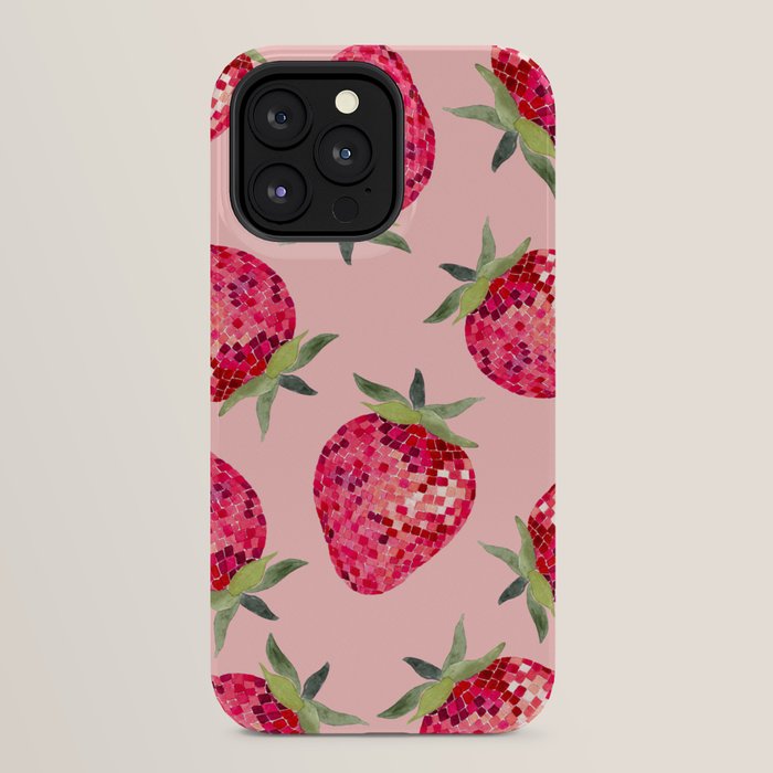 Disco Ball Strawberry iPhone Case Gallery Image 32