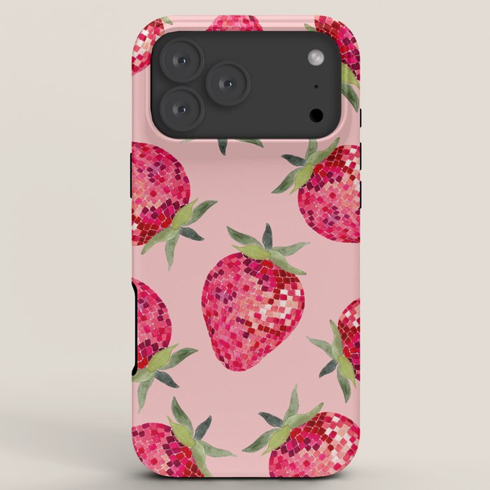 Disco Ball Strawberry iPhone Case Gallery Image 8