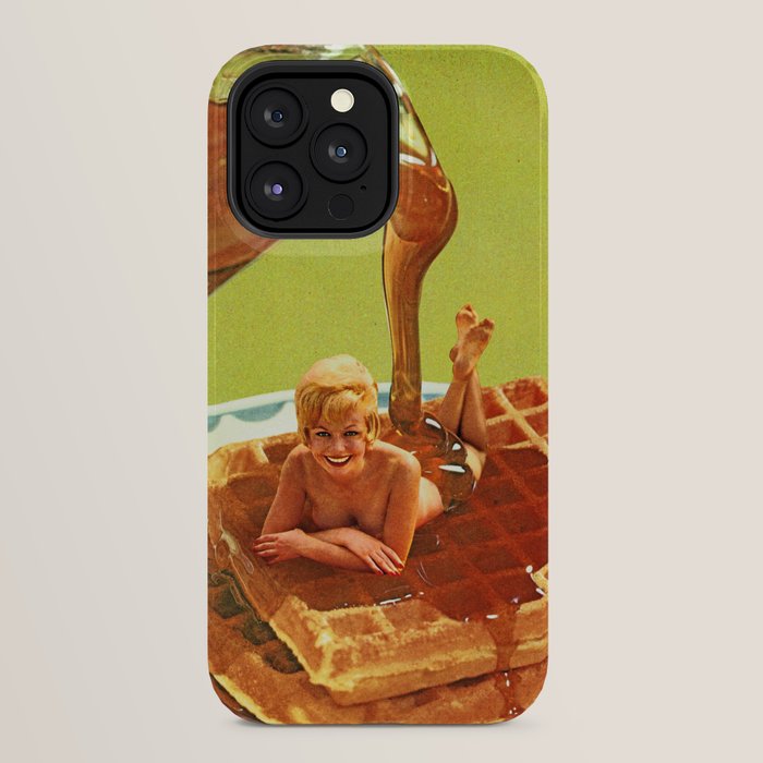 Pour some syrup on me - Breakfast Waffles iPhone Case Gallery Image 24