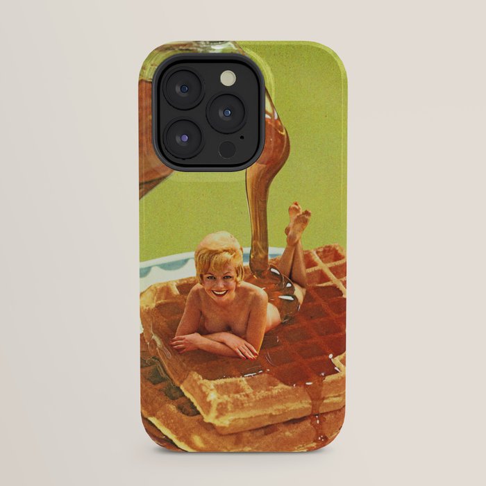Pour some syrup on me - Breakfast Waffles iPhone Case Gallery Image 23