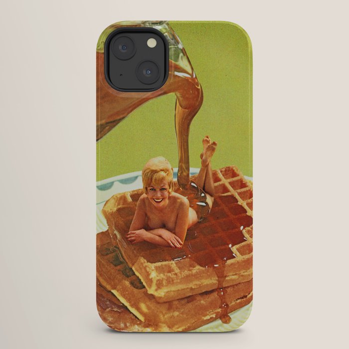 Pour some syrup on me - Breakfast Waffles iPhone Case Gallery Image 26