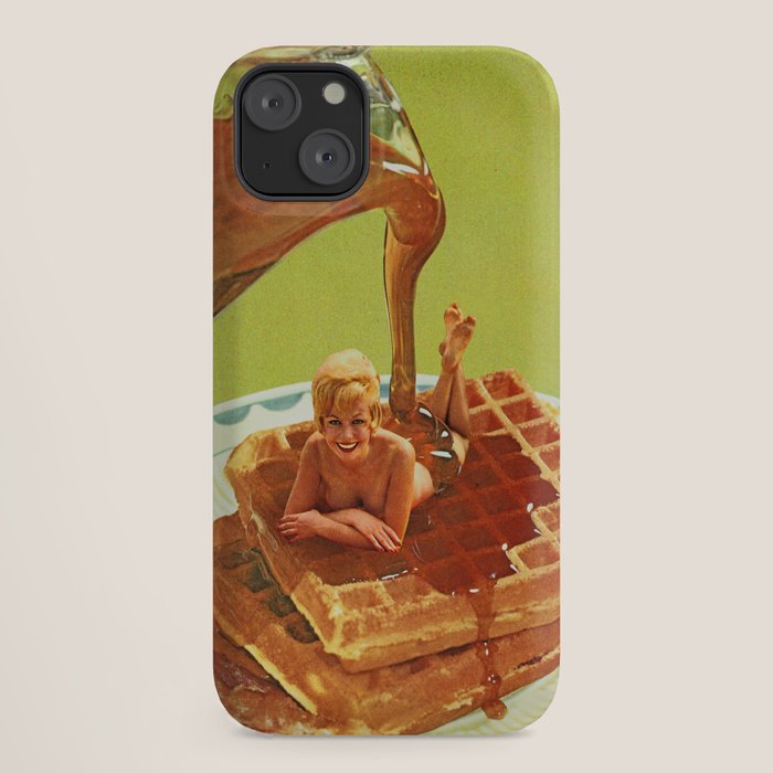 Pour some syrup on me - Breakfast Waffles iPhone Case Gallery Image 18