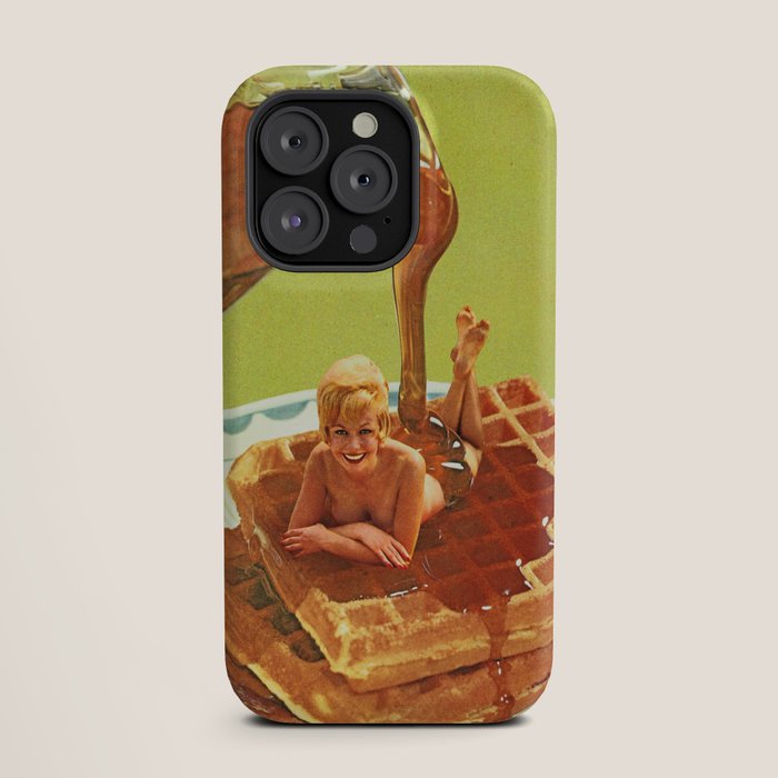 Pour some syrup on me - Breakfast Waffles iPhone Case Gallery Image 19