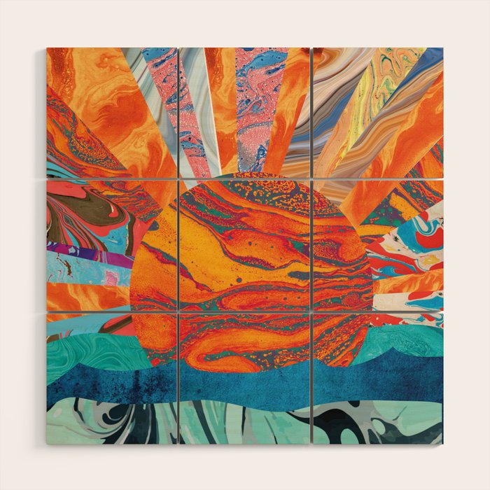 Sunrise, Sunset Wood Wall Art Gallery Image 2