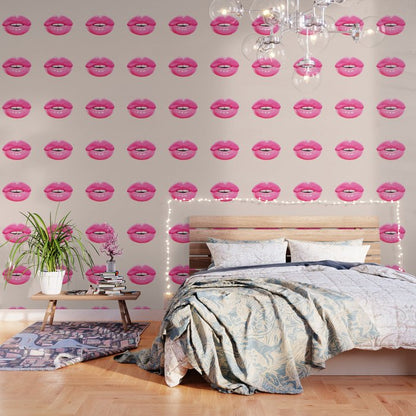 Fashion pink lips I Wallpaper Gallery Image 2