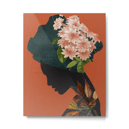 Floral Portrait 24 Metal Print Gallery Image 2