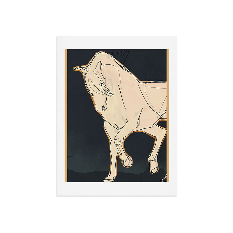 White Horse 2 Art Print Gallery Image 7