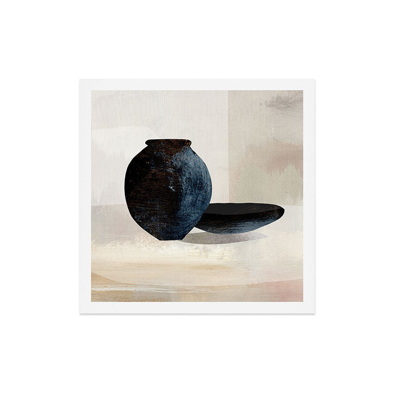 Vase and Plate Art Print Gallery Image 2