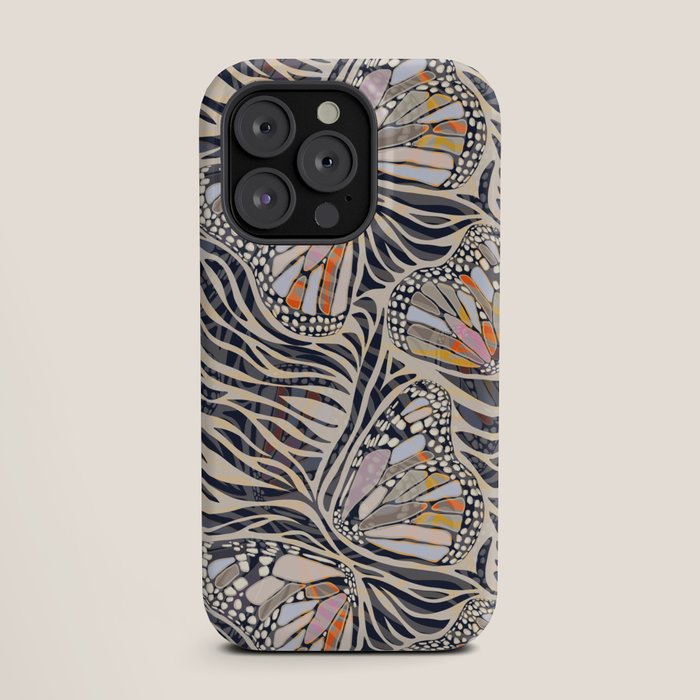 Abstract Retro Boho Butterfly Zebra Pattern â¢ Earthy Nature iPhone Case Gallery Image 19