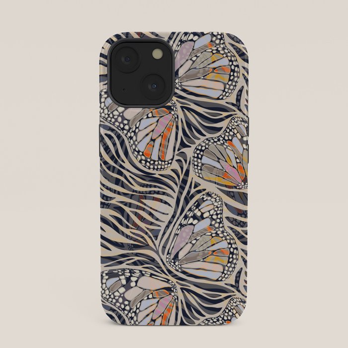 Abstract Retro Boho Butterfly Zebra Pattern â¢ Earthy Nature iPhone Case Gallery Image 33