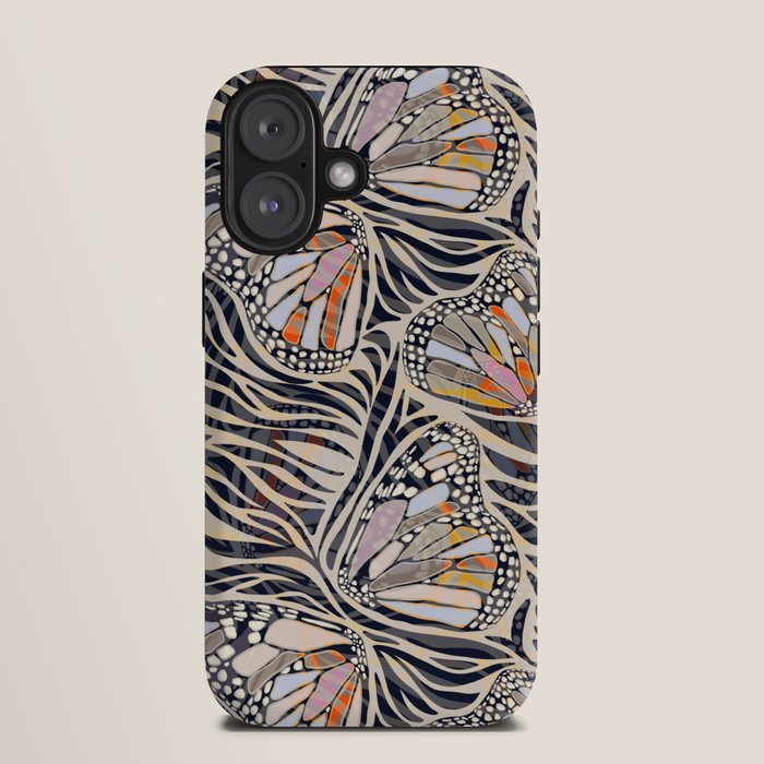 Abstract Retro Boho Butterfly Zebra Pattern â¢ Earthy Nature iPhone Case Gallery Image 9