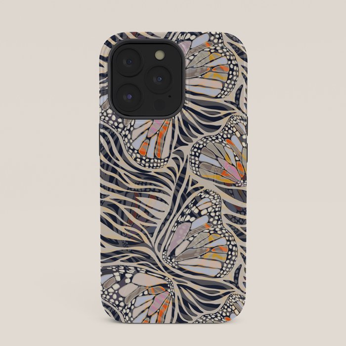 Abstract Retro Boho Butterfly Zebra Pattern â¢ Earthy Nature iPhone Case Gallery Image 35