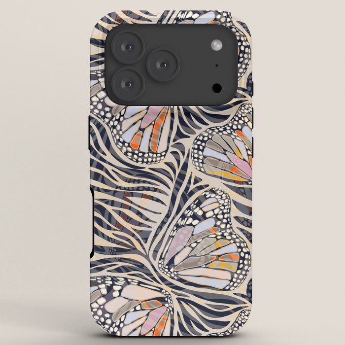 Abstract Retro Boho Butterfly Zebra Pattern â¢ Earthy Nature iPhone Case Gallery Image 7