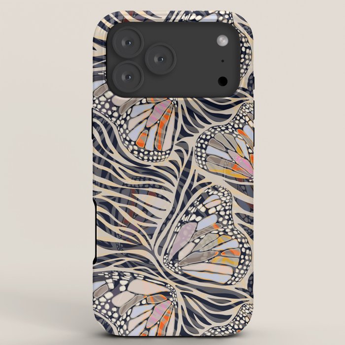 Abstract Retro Boho Butterfly Zebra Pattern â¢ Earthy Nature iPhone Case Gallery Image 8