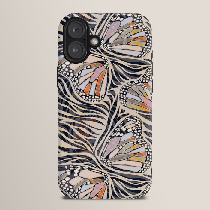 Abstract Retro Boho Butterfly Zebra Pattern â¢ Earthy Nature iPhone Case Gallery Image 14