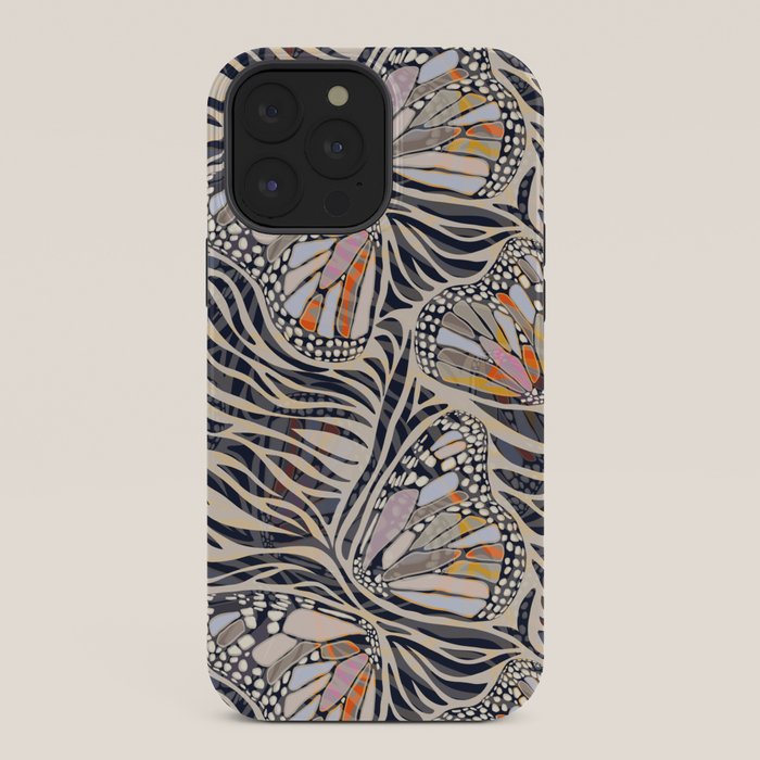 Abstract Retro Boho Butterfly Zebra Pattern â¢ Earthy Nature iPhone Case Gallery Image 36