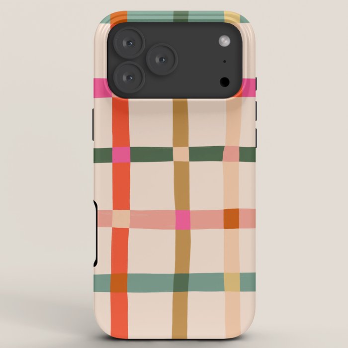 Colourful window pane checked pattern iPhone Case Gallery Image 8