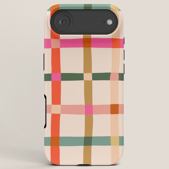 Colourful window pane checked pattern iPhone Case Gallery Image 6