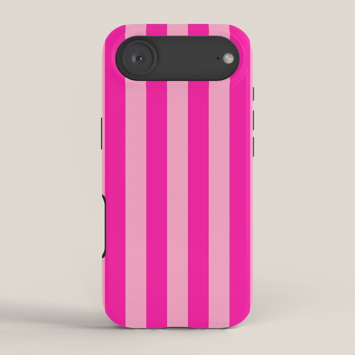 Pink Stripes Preppy Modern iPhone Case Gallery Image 2